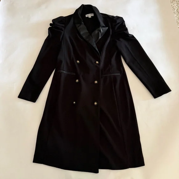 Shelby & Palmer Classic Sophisticated Black Blazer Dress with Sleek Design - Picture 9 of 14